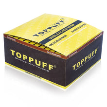 Load image into Gallery viewer, TOPPUFF Yellow Rolling Paper with Rolling Tips, King Size Slim Cigarette Rolling Paper, Slow Burning Rolling Papers, 32 PCS / Pack 24 Packs / Box
