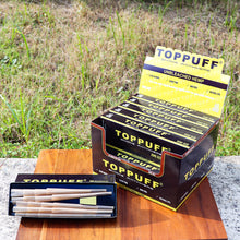 Load image into Gallery viewer, TOPPUFF Yellow King Size Pre Rolled Cones, Natural Rolling Cones With Tips, Slow Burning Pre Rolled Rolling Paper, 40 PCS / Pack 12 Packs / Box
