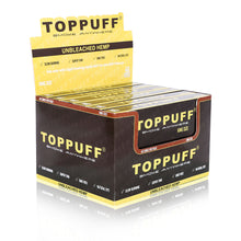 Load image into Gallery viewer, TOPPUFF Yellow King Size Pre Rolled Cones, Natural Rolling Cones With Tips, Slow Burning Pre Rolled Rolling Paper, 40 PCS / Pack 12 Packs / Box
