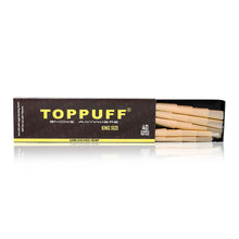 Load image into Gallery viewer, TOPPUFF Yellow King Size Pre Rolled Cones, Natural Rolling Cones With Tips, Slow Burning Pre Rolled Rolling Paper, 40 PCS / Pack 12 Packs / Box
