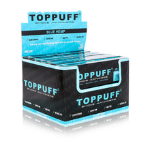 Load image into Gallery viewer, TOPPUFF Blue King Size Pre Rolled Cones, Natural Rolling Cones With Tips, Slow Burning Pre Rolled Rolling Paper, 40 PCS / Pack 12 Packs / Box
