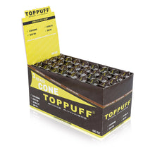 Load image into Gallery viewer, TOPPUFF Yellow King Size Pre Rolled Cones, Natural Rolling Cones With Tips, Slow Burning Pre Rolled Rolling Paper, 3 PCS / Pack 32 Packs / Box
