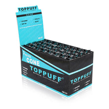 Load image into Gallery viewer, TOPPUFF Blue King Size Pre Rolled Cones, Natural Rolling Cones With Tips, Slow Burning Pre Rolled Rolling Paper, 3 PCS / Pack 32 Packs / Box
