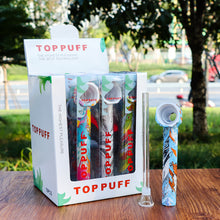 Load image into Gallery viewer, TOPPUFF Screw Plastic Bong &amp; Glass Oil Rig, Screw Plastic Smoking Pipe Suit Ø 28 Bottle, 148 mm Acrylic Plastic Bong, 12 PCS / Box
