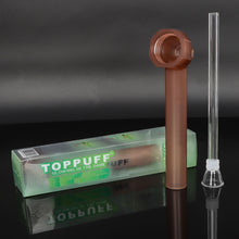 Load image into Gallery viewer, TOPPUFF Screw Plastic Bong &amp; Glass Oil Rig, Screw Plastic Smoking Pipe Suit Ø 28 Bottle, 148 mm Acrylic Plastic Bong, 12 PCS / Box
